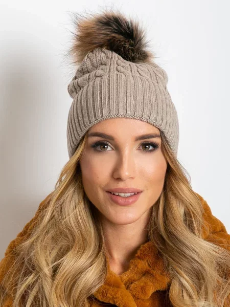 Șapcă Wool Fashion Italia bej