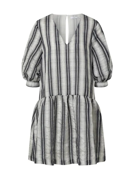 Samsoe Samsoe Šaty Millo / čierna / sivá biela