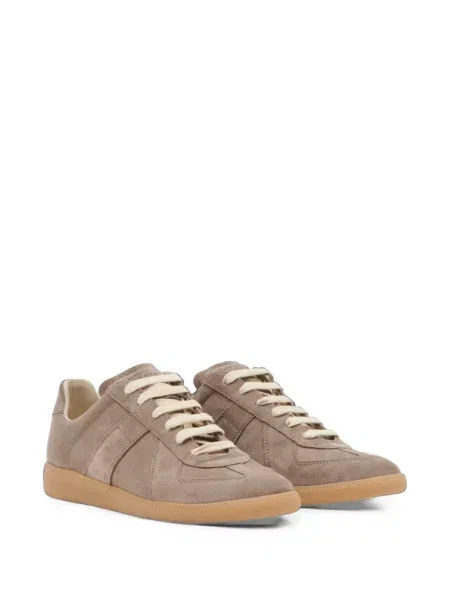 Sneakerși Maison Margiela din piele de căprioară