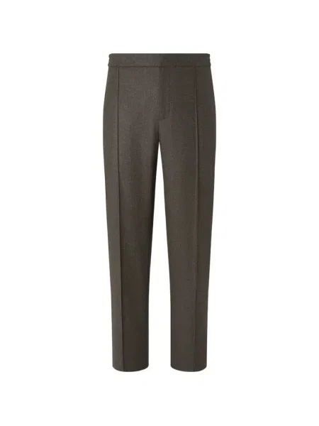 Pantaloni Zegna de lână verde