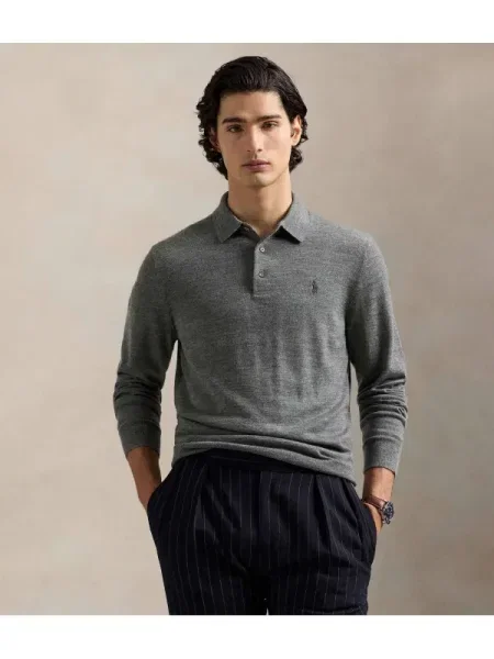 POLO RALPH LAUREN De lână polo gri