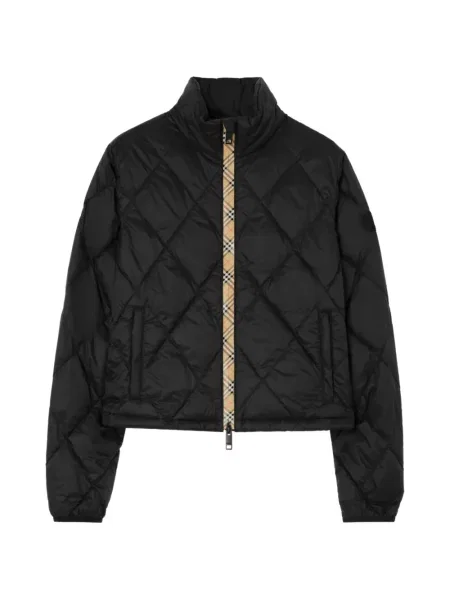 Matlasat geacă Burberry negru