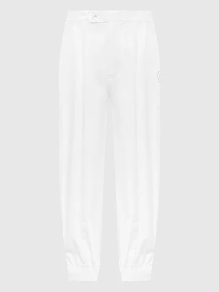 Штани з емблемою Brunello Cucinelli білі