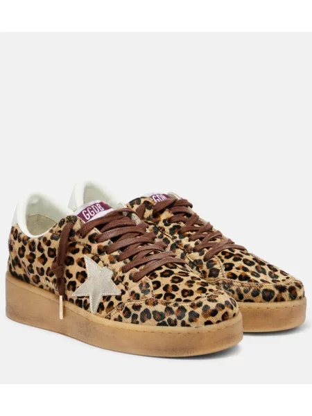 Sneakerși Golden Goose Ball Star cu imagine auriu