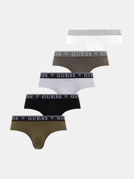 GUESS Spodnje hlačke blata / pegasto / oliva / črna / bela siva