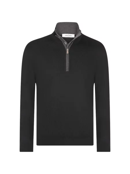Gulerat pulover Gran Sasso negru