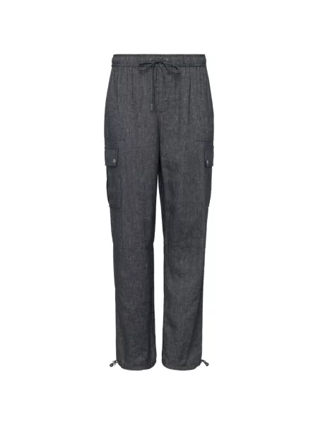 Pantaloni cargo Cinq A Sept cu cordon albastru