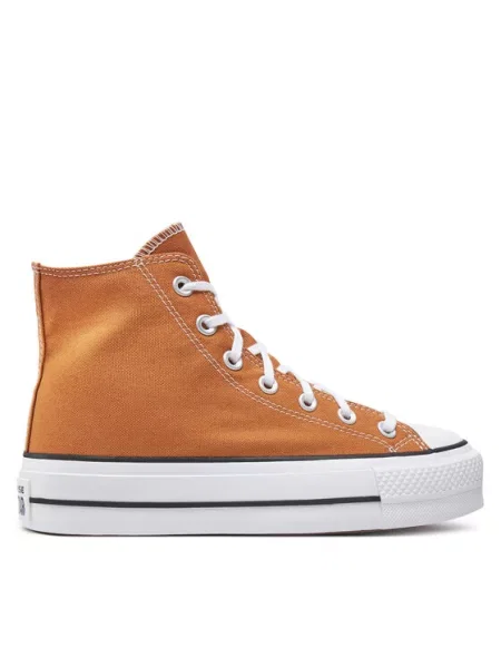 Modne superge Converse Chuck Taylor All Star Lift Platform oranžna