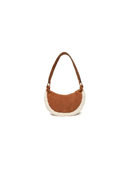 Táska Guess Amita Mini Barna bézs