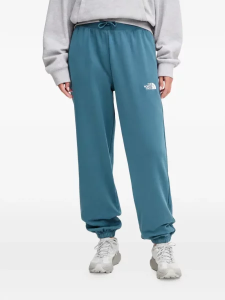 Pantaloni The North Face cu imagine alergare albastru