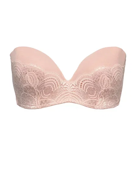 Бюстгальтер балконет с поддержкой чорний