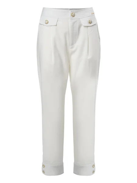 Influencer Kalhoty se sklady v pase bílá