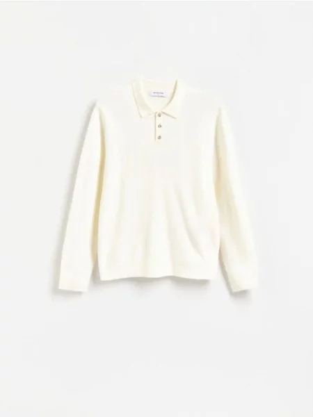 Tricou polo Reserved de lână