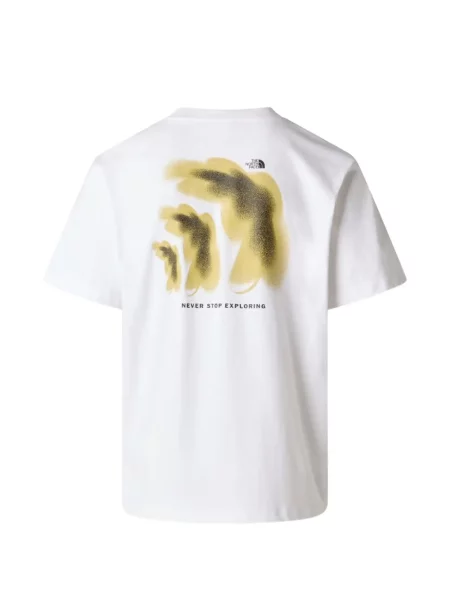 Tricou The North Face cu imagine alb
