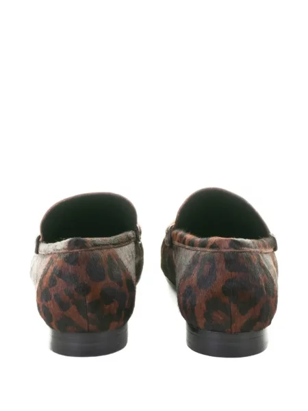 Pantofi loafer Bibi Lou cu imagine cu model leopard maro