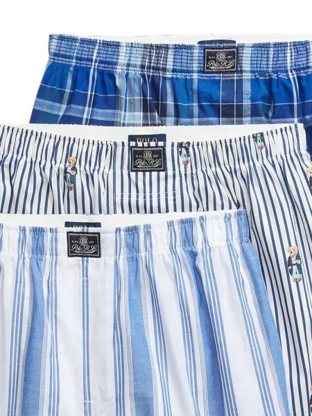 Szerokie polo Polo Ralph Lauren z przetarciami w paski czarne