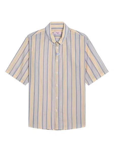 Pruhovaná krátká košile Martine Rose žlutá