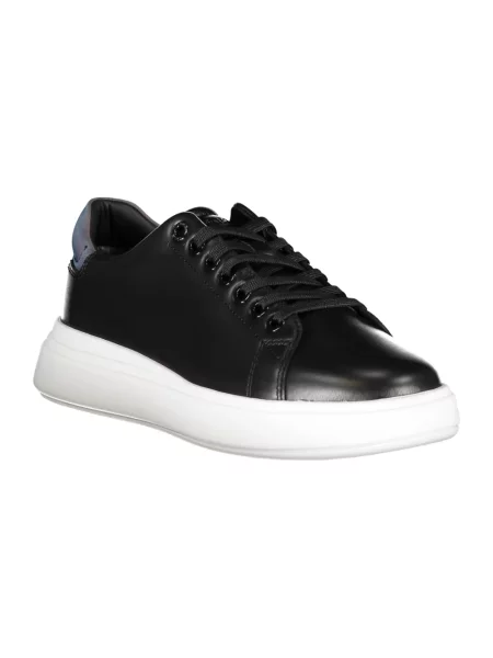 Trampki Calvin Klein skórzane czarne