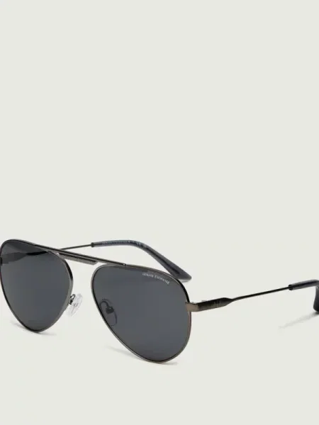 Armani Exchange ochelari de soare aviator gri