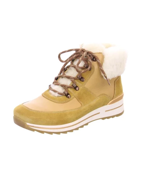 Buty do kostki Ara skórzane brązowe
