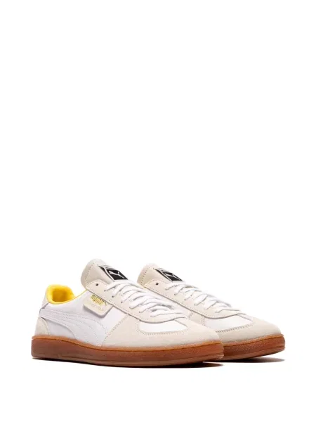 Fűzős csipkés sneaker Puma fehér