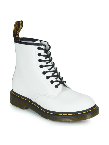 Dr. Martens usnjeni čevlji bela