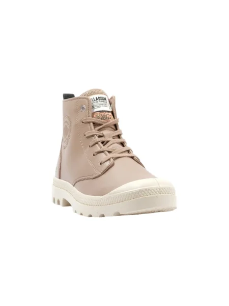 Pantofi Palladium din piele bej