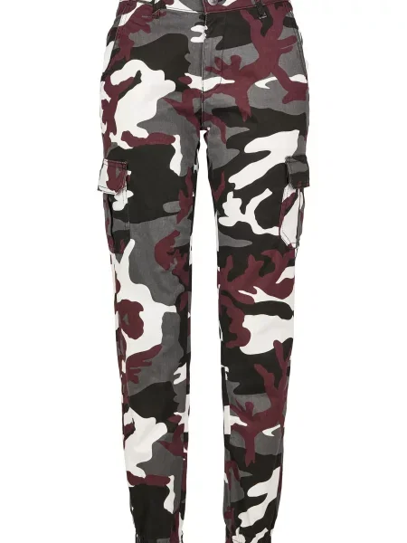 Pantaloni cargo Urban Classics cu talie înaltă negru