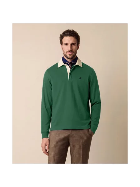 Koszulka polo Brooks Brothers zielona