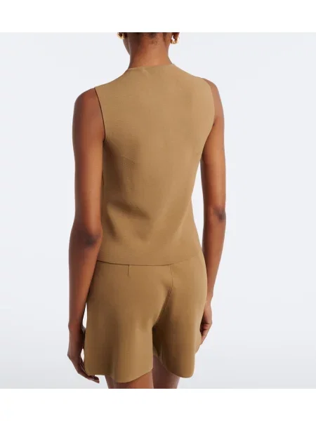 Vestă Max Mara tricotate verde
