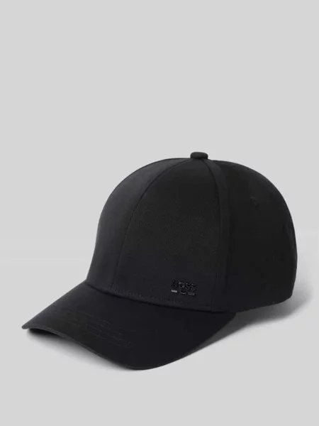 Czapka z daszkiem z czystej bawełny model ‘ZED-BOSS-ME’ czarna