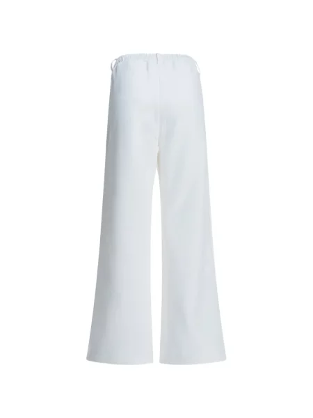 Pantaloni Own evazate alb