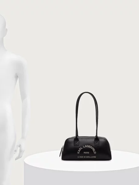Кожаная сумка-багет Karl Lagerfeld