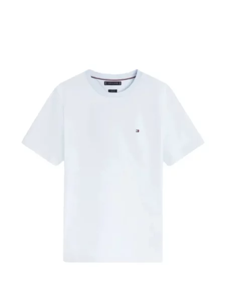 Tricou Tommy Hilfiger cu autograf albastru