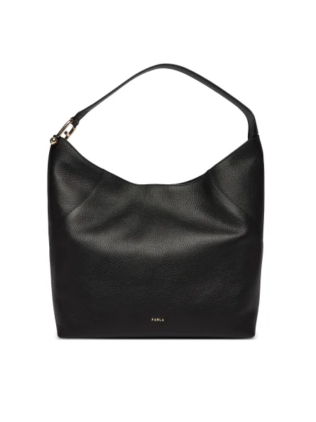 Geantă shopper Furla din piele negru
