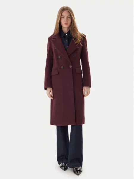 Maryley Prehodni plašč Bordo rdeča