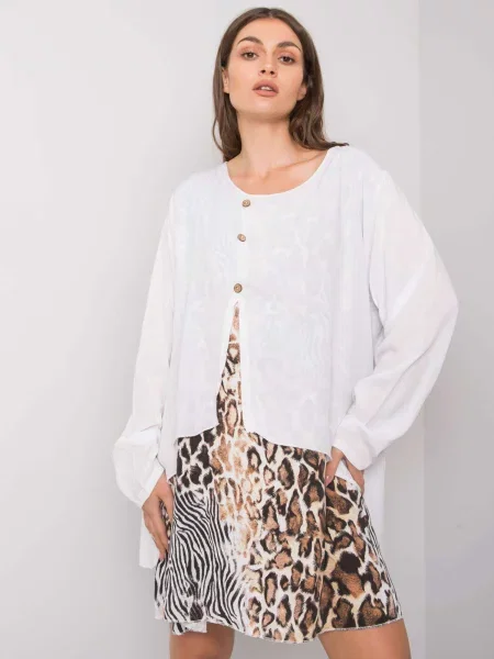 Rochie Fashionhunters de costum alb