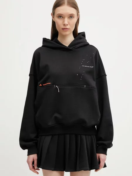 Τρέξιμο τοπ Adidas Performance με γούνα μαύρο