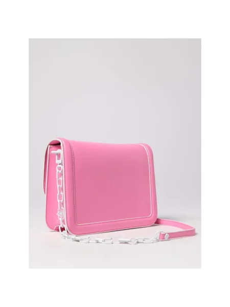 Torebka crossbody Chiara Ferragni z logo różowa