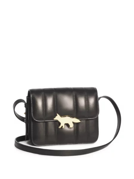 Matlasat geantă Maison Kitsune negru