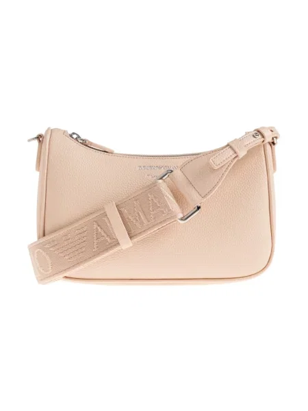 Torebka crossbody Emporio Armani beżowa