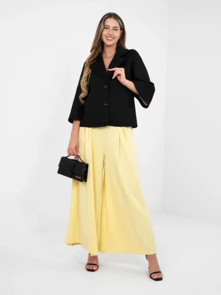 Palton Factory Price scurt negru