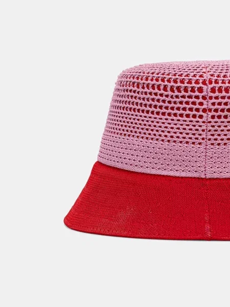 Kangol kapelusz DOUBLE MESH LAHINCH różowy
