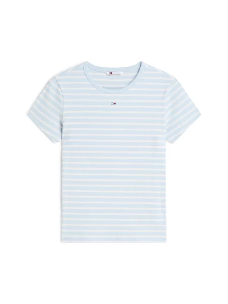 Tommy Jeans Tricou ESSENTIAL deschis / alb albastru