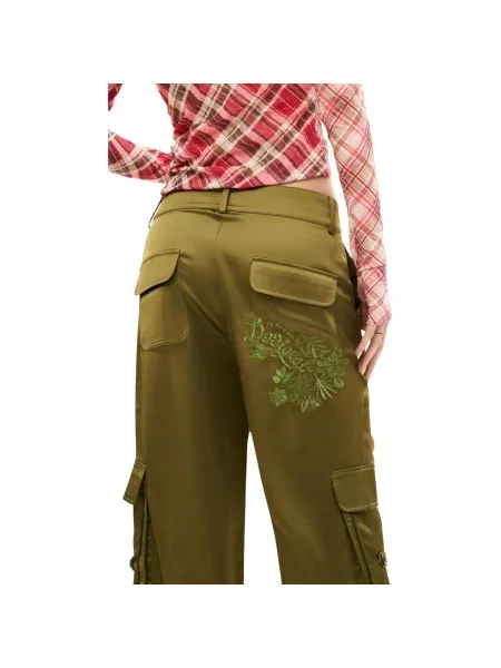 Pantaloni Desigual verde