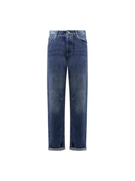 Jeansy Brunello Cucinelli niebieskie