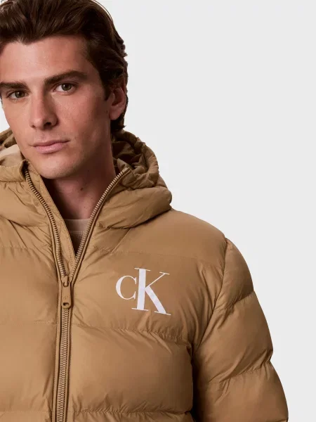 Джинсова куртка Calvin Klein Jeans бежева