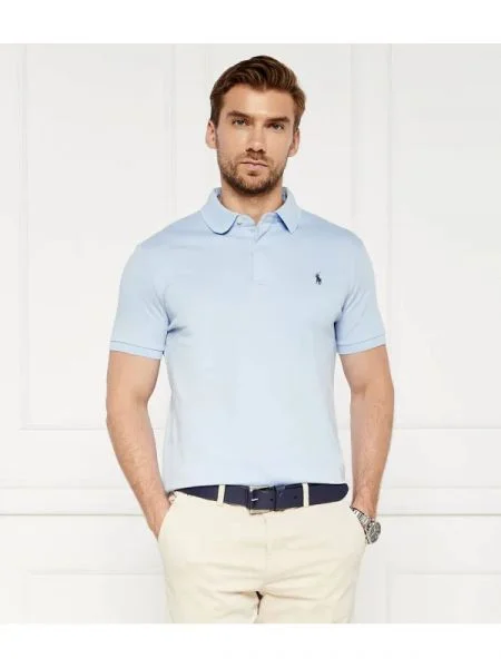 POLO RALPH LAUREN Tenisz póló | Custom slim fit kék
