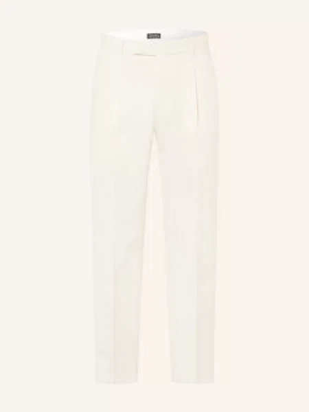 Zegna Chinosy O Regularnym Kroju weiss