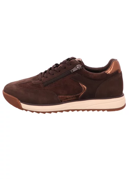 Sneakersy Waldläufer brązowe